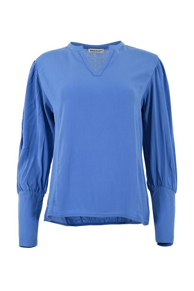Maicazz Blouse Marleen Spring Blue Stretchshop.nl