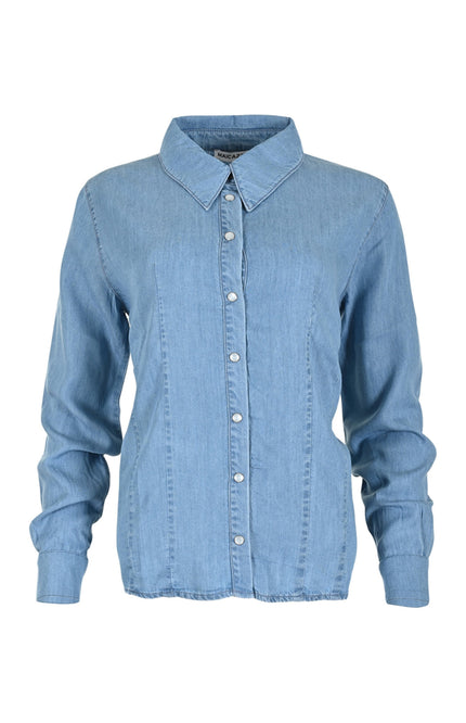 Maicazz Blouse Maudin Blue Stretchshop.nl