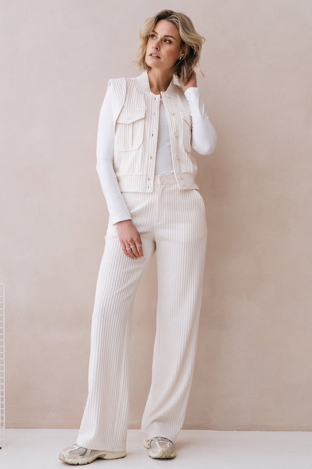 Broek Parla Offwhite