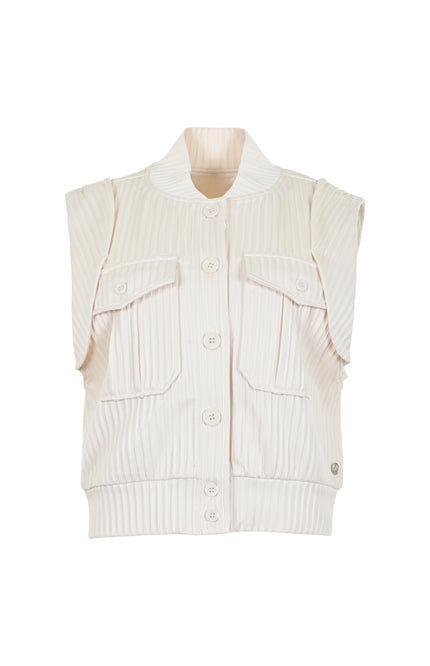 Gilet Pera Offwhite