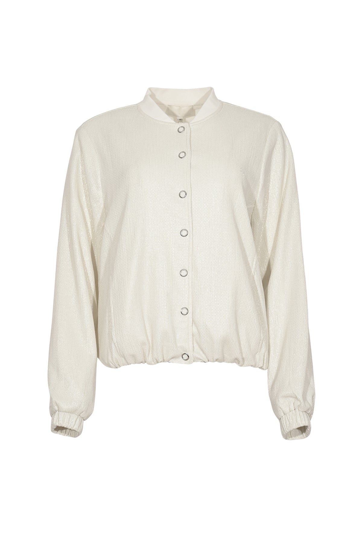 Lichte offwhite Maicazz & Zizo Siera jas met stijlvolle pasvorm, zichtbaar op de afbeelding.
