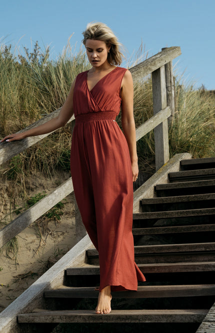 Maicazz Jumpsuit Noi Burnt Stretchshop.nl