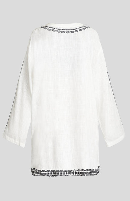 Maicazz Jurk jildou offwhite D5 Stretchshop.nl