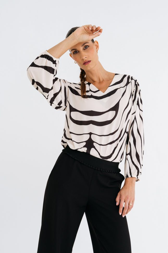 Maicazz Top Meeda Veines Stretchshop.nl