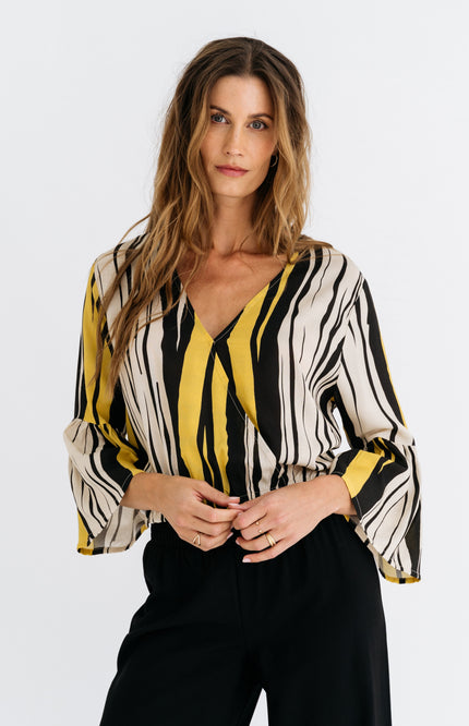 Maicazz Top Ninthe Stripe Solar Stretchshop.nl