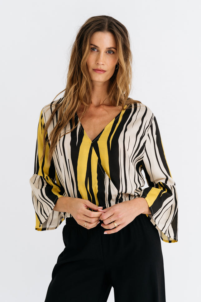 Maicazz Top Ninthe Stripe Solar Stretchshop.nl