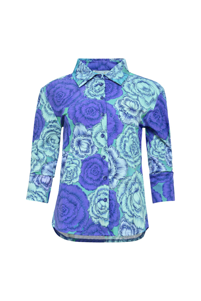 Maicazz Travel Blouse Ellerie Bright Flower Stretchshop.nl