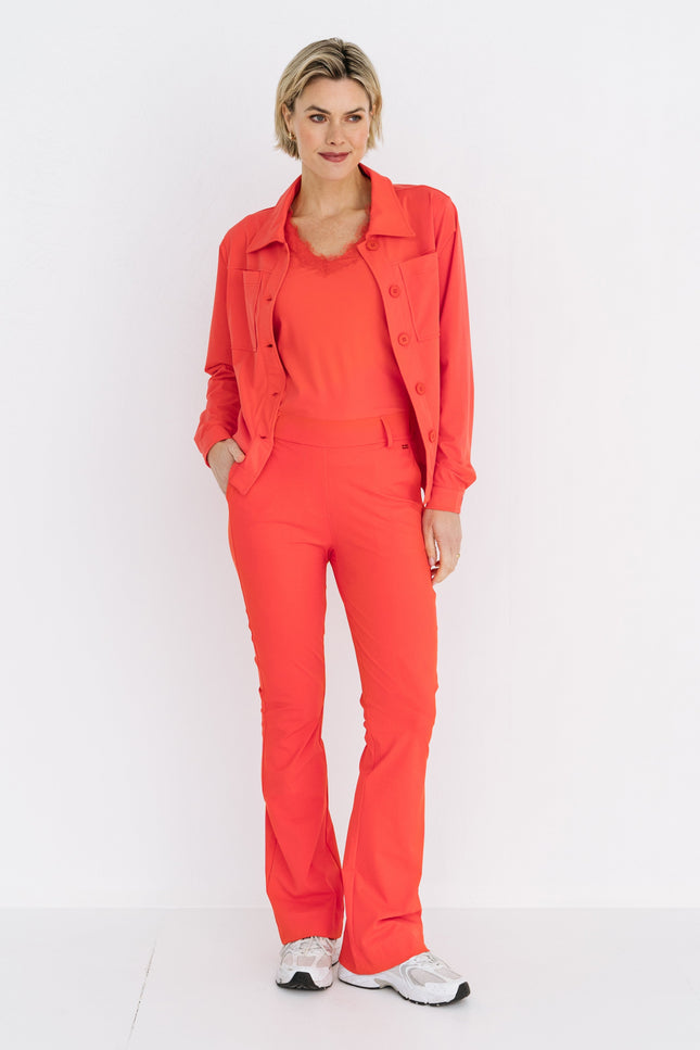 Maicazz Travel Broek Maro Coral Stretchshop.nl