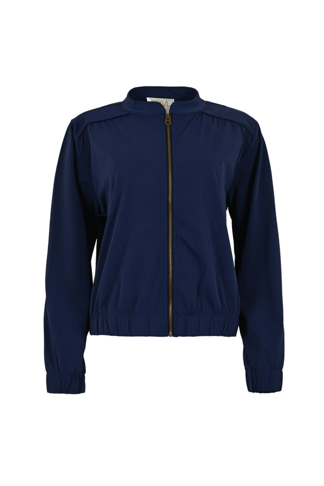 Maicazz Travel Jacket Shanghai Navy Stretchshop.nl
