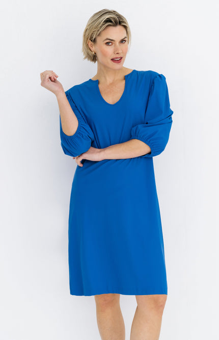 Maicazz Travel Jurk Rakee DRS Kobalt Stretchshop.nl