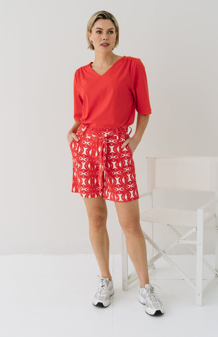 Maicazz Travel Short Cuba African Red Stretchshop.nl