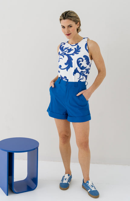 Maicazz Travel Short Joey Kobalt Stretchshop.nl