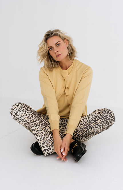 Maicazz Vest Midou Solar Yellow Stretchshop.nl