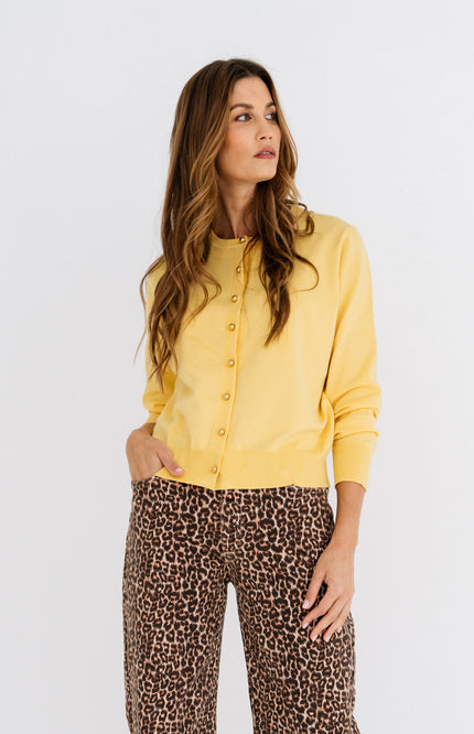 Maicazz Vest Midou Solar Yellow Stretchshop.nl