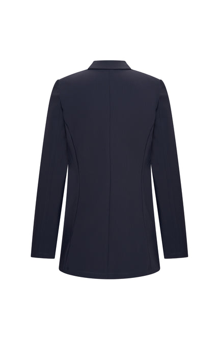 Mi Piace Bonded Travel Blazer Navy 202634 Stretchshop.nl