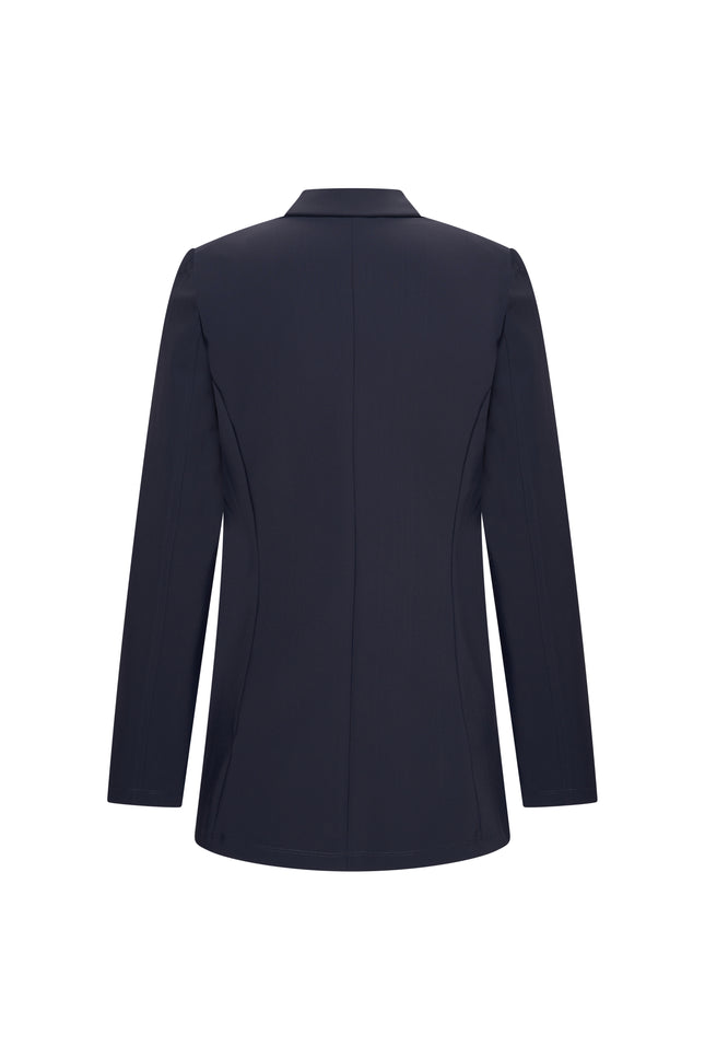 Mi Piace Bonded Travel Blazer Navy 202634 Stretchshop.nl