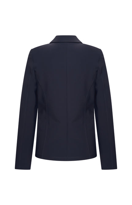 Mi Piace Bonded Travel Blazer Navy 202646 Stretchshop.nl