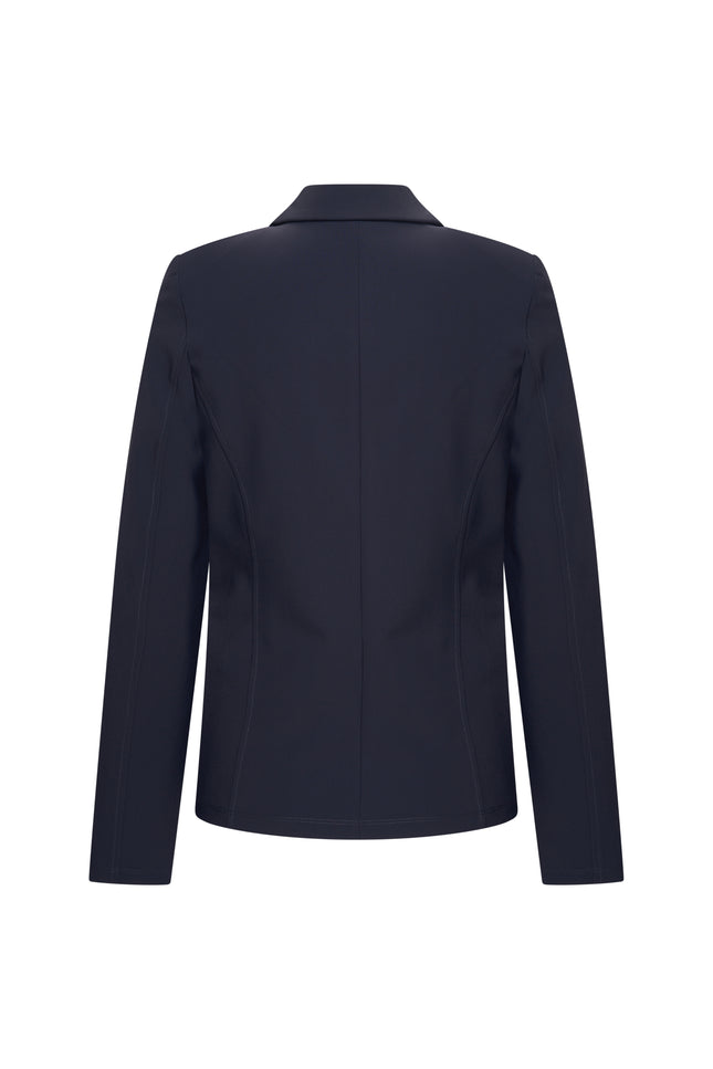 Mi Piace Bonded Travel Blazer Navy 202646 Stretchshop.nl