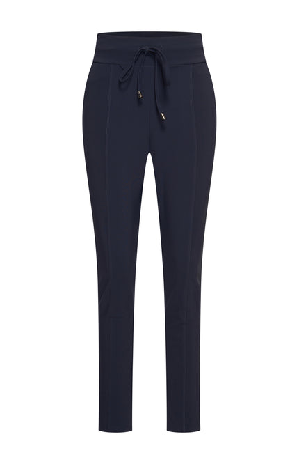 Mi Piace Bonded Travel Broek Navy 202632 Stretchshop.nl