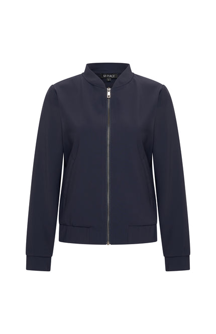 Mi Piace Bonded Travel Jacket Navy 202636 Stretchshop.nl