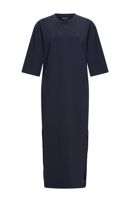 Mi Piace Bonded Travel Jurk Navy 202692 Stretchshop.nl