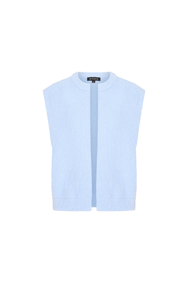 Mi Piace Gilet Light Blue 202468 Stretchshop.nl