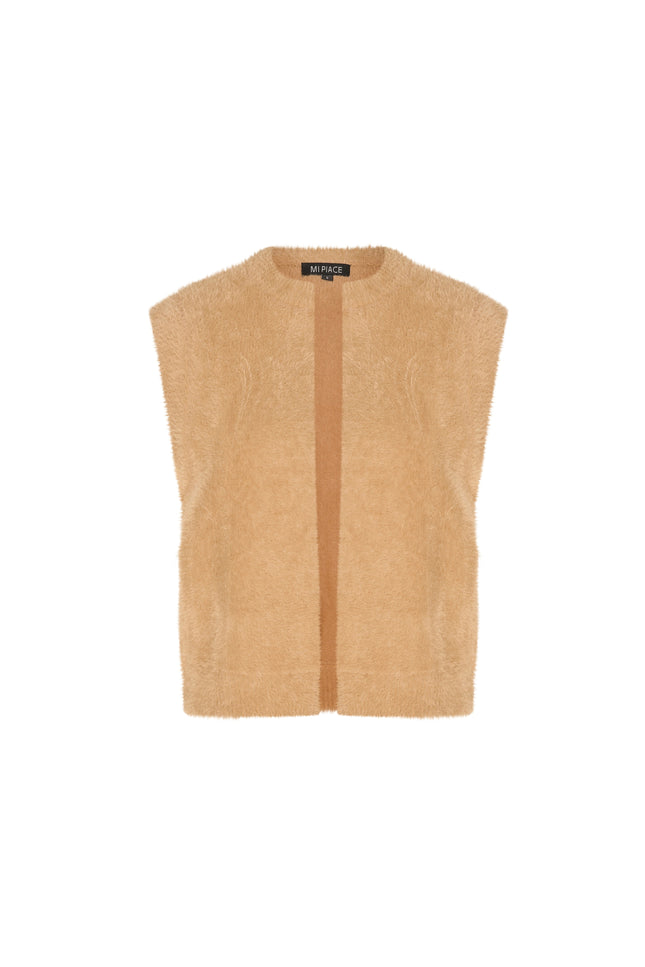 Mi Piace Gilet Mocca 202468 Stretchshop.nl