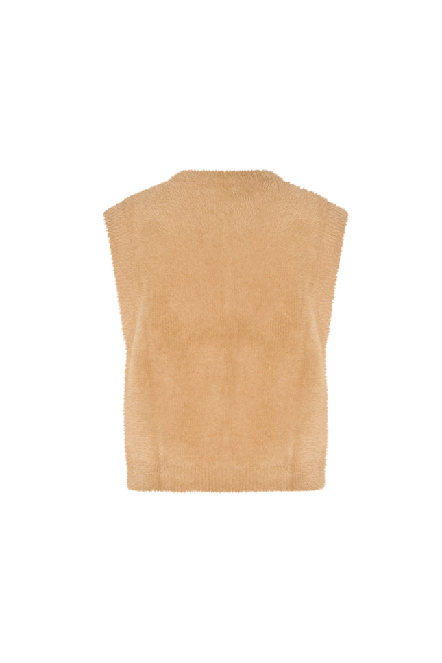 Mi Piace Gilet Mocca 202468 Stretchshop.nl