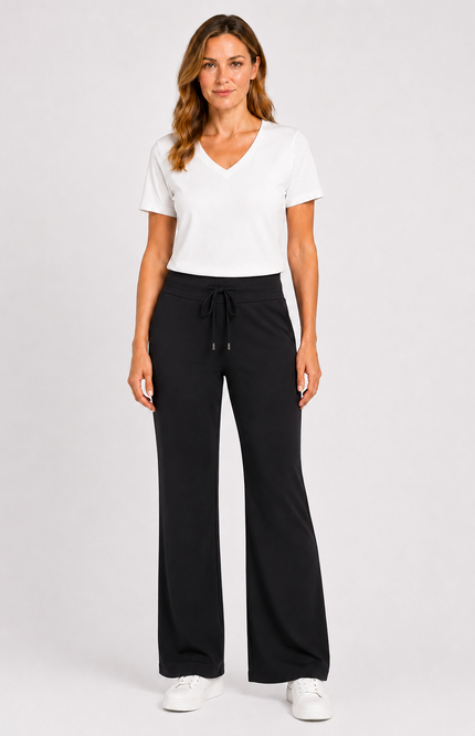 Heavy Travel Broek Flared Black 202136