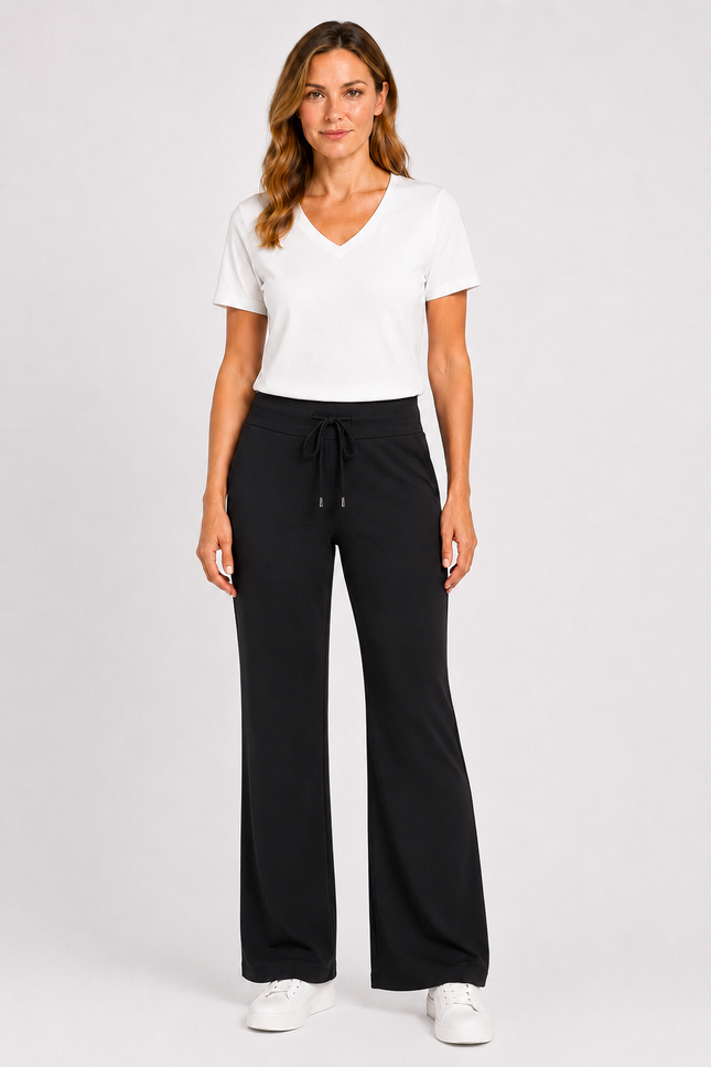 Heavy Travel Broek Flared Black 202136