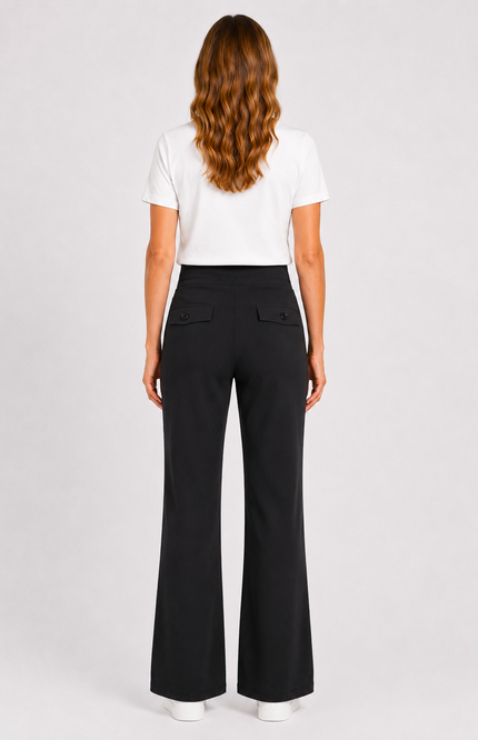 Heavy Travel Broek Flared Black 202136