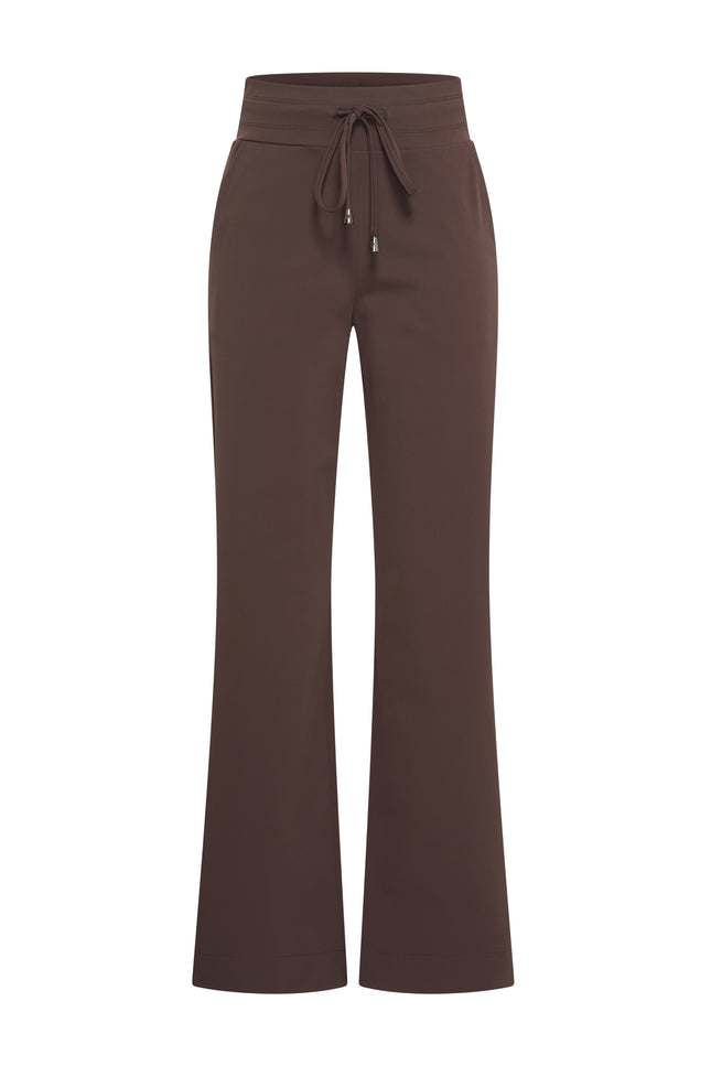 Travel Broek Flared Espresso 202089