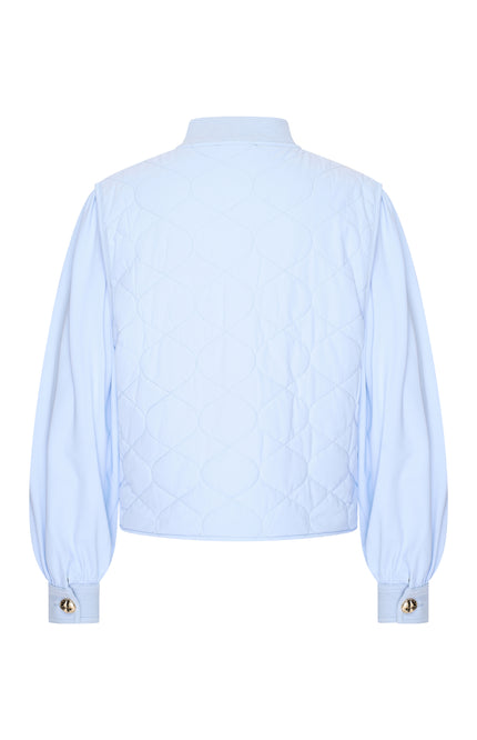 Mi Piace Jacket Stepped Light Blue 202535 Stretchshop.nl