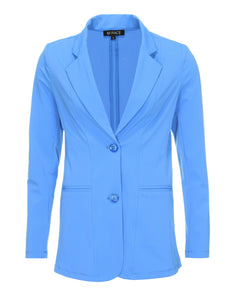Mi Piace Travel blazer azure blue 202102A Stretchshop.nl