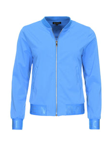 Mi Piace Travel jacket logo azure blue 202250 Stretchshop.nl