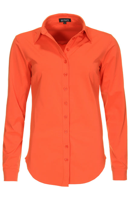 Mi Piace Travel blouse orange 60840 Stretchshop.nl