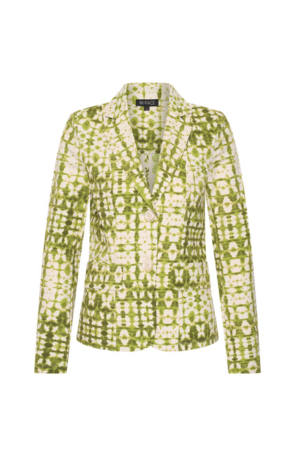 Mi Piace Travel Blazer Batik Print Kelp Forest Kit 202015 Stretchshop.nl