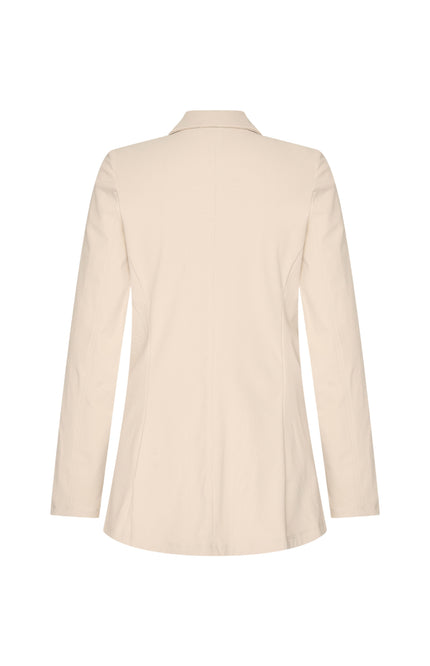 Mi Piace Travel Blazer Beige 202102A Stretchshop.nl