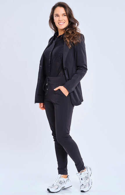 Mi Piace Travel Blazer Black 202102A Stretchshop.nl