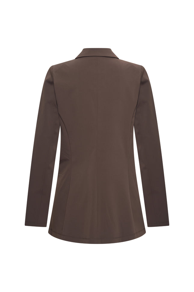 Mi Piace Travel Blazer Espresso 202102A Stretchshop.nl