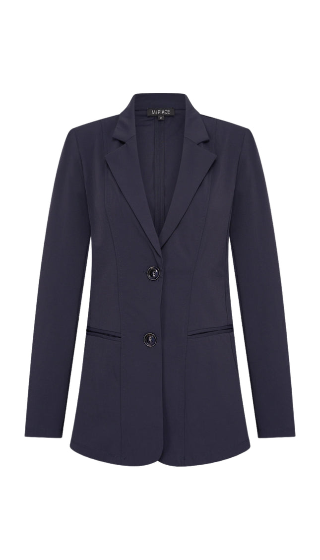 Mi Piace Travel blazer navy 202102A Stretchshop.nl