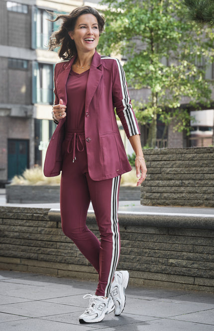 Mi Piace Travel Blazer Tape Burgundy 202667 Stretchshop.nl