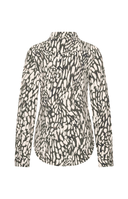 Mi Piace Travel Blouse Abstracte Print Deep Depth Kit 60840 Stretchshop.nl