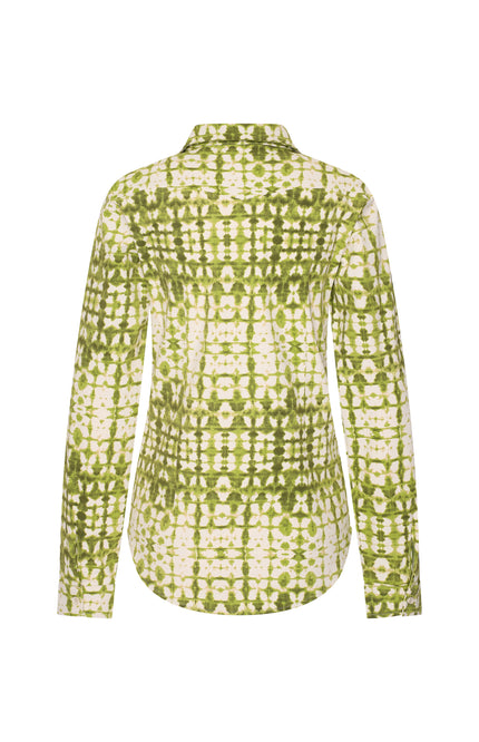 Mi Piace Travel Blouse Batik Print Kelp Forest Kit 60840 Stretchshop.nl