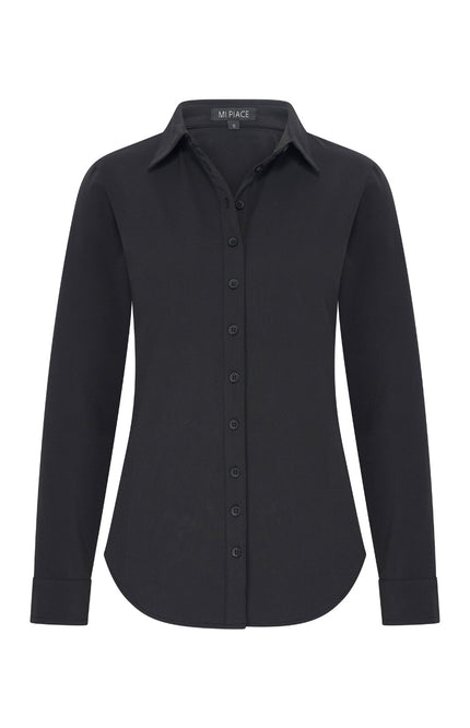 Mi Piace Travel Blouse Black 60840 Stretchshop.nl