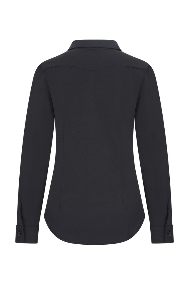 Mi Piace Travel Blouse Black 60840 Stretchshop.nl