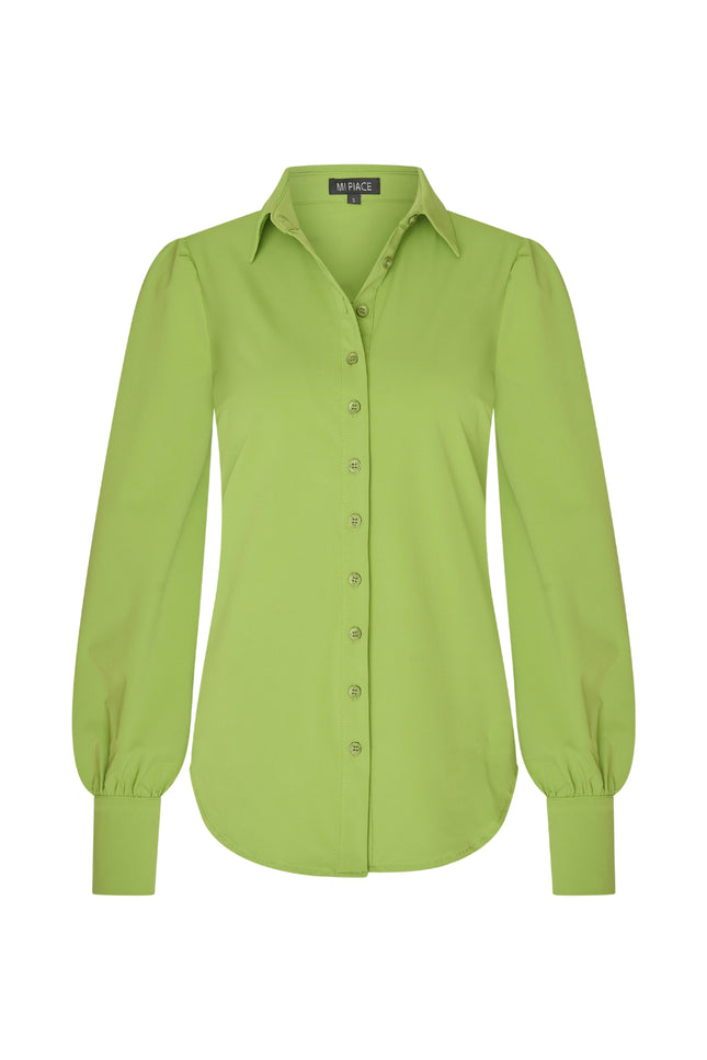 Mi Piace Travel Blouse Kelp Forest 202037 Stretchshop.nl