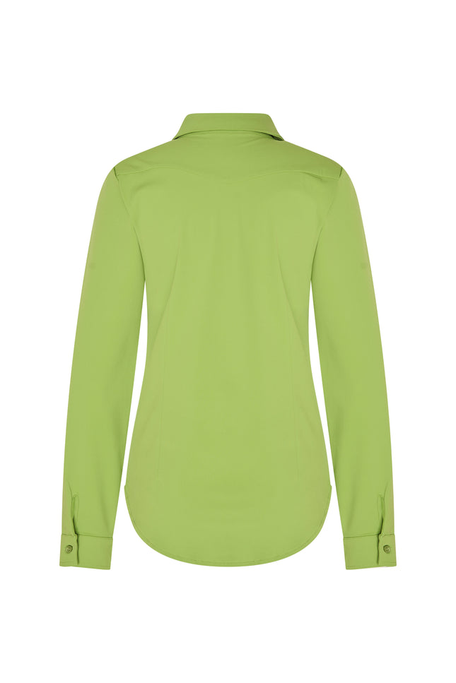 Mi Piace Travel Blouse Kelp Forest 60840 Stretchshop.nl