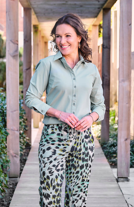 Mi Piace Travel Blouse Lilypad 60840 Stretchshop.nl