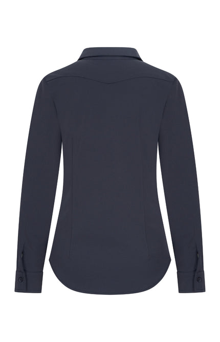 Mi Piace Travel blouse navy 60840 Stretchshop.nl